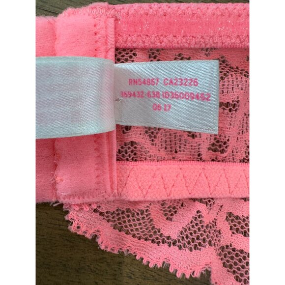 Victorias Secret PINK Lace push up Choker halter bralette, size small - Picture 10 of 12